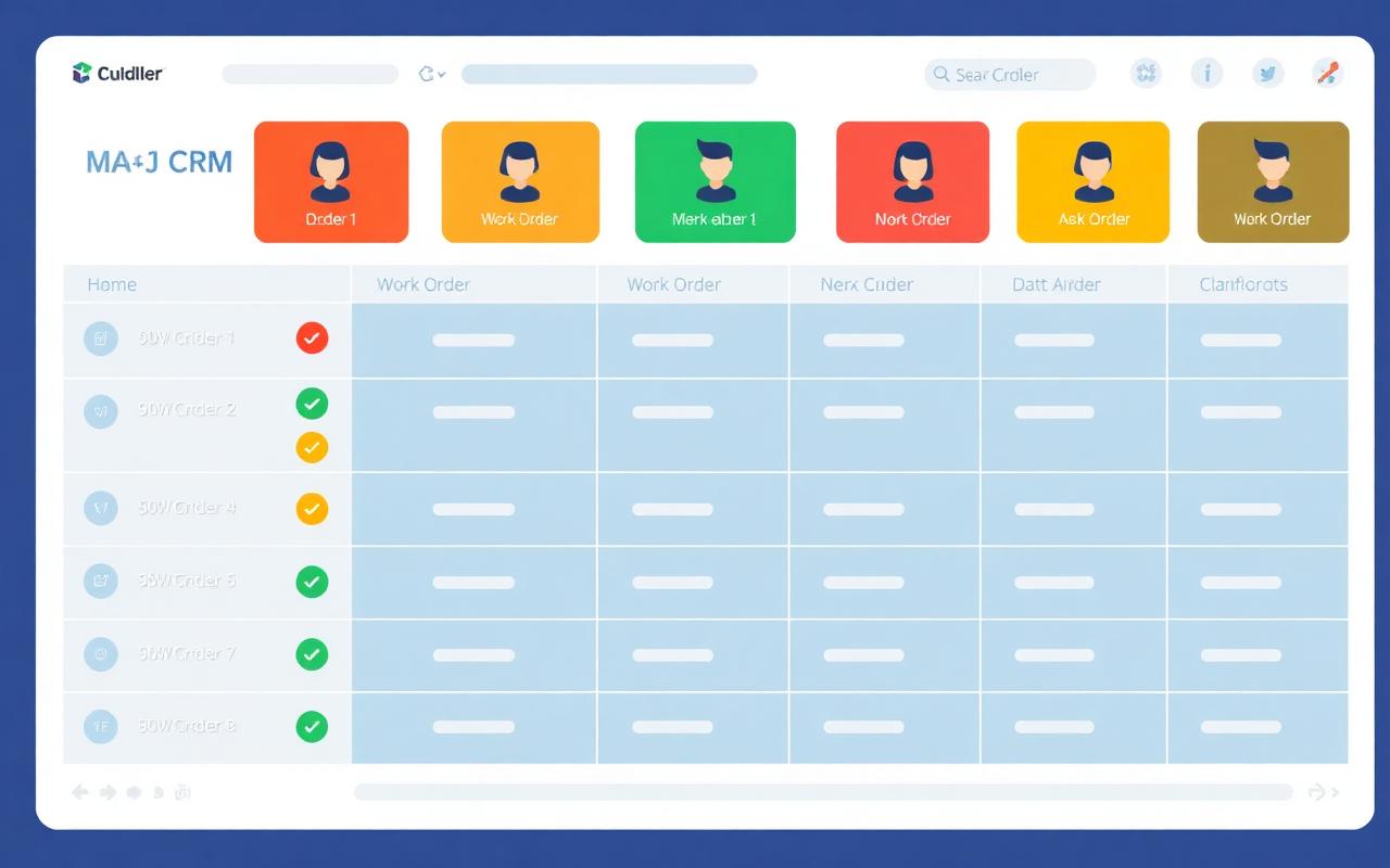 CRM-style operations view